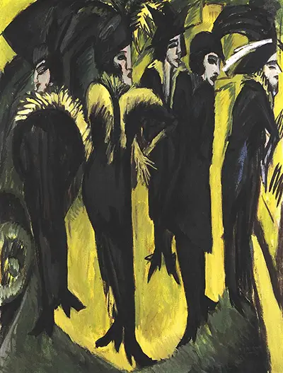 Five Women on the Street Ernst Ludwig Kirchner